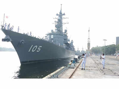 ​Japan self-defence ships arrive at Vizag for 8-day bilateral maritime exercise with Indian fleet