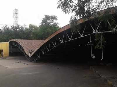 Hyderabad: Mississippi Hanger collapses, much to the dismay of heritage lovers