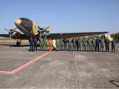 Dakota aircraft, rechristened as ‘Parshurama’, makes maiden landing at Ojhar Air Force Station