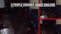 8 crushed to death after boulder falls on house in Hyderabad amid heavy rainfall 