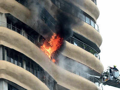 Fire in illegally-occupied high-rise in Parel kills 4