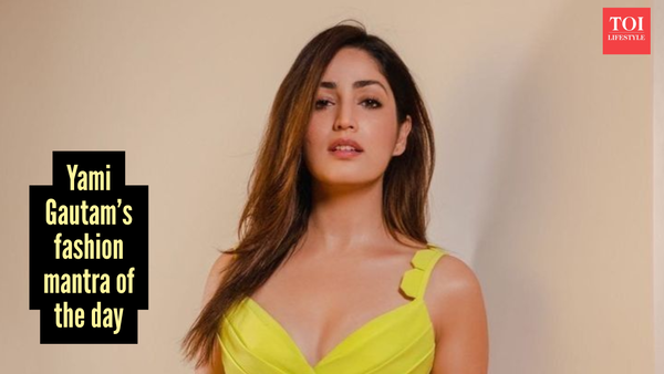 Fashion quote of the day by Yami Gautam - "Fashion is anything which is you and reflects your personality, and if you are comfortable with what you are wearing, you'll look trendy and fashionable for sure."