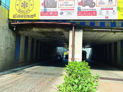 Tall task: Without height gauge, this underpass is taking too many knocks