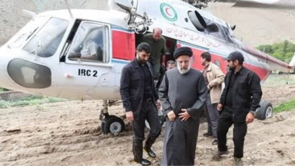 Helicopter carrying Iran's president Raisi makes rough landing, says state TV