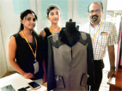 Students design portable solar garment