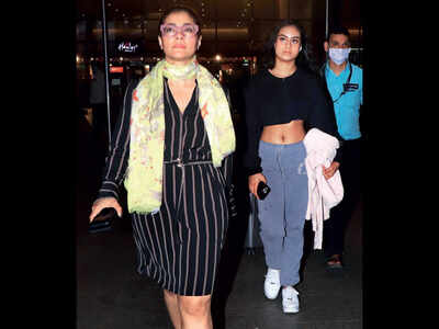 Kajol brings daughter Nysa Devgn back home from Singapore