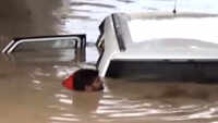 Locals rescue 5 people from car submerged in water at underpass in Rajasthan’s Jhunjhunu 