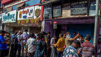Though only online services have been restored for liquor, people thronged outside liquor shops, where some stores even started selling it to them off the counter 