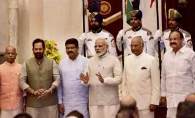 Cabinet Reshuffle: Piyush Goyal, Dharmendra Pradhan, Nirmala Sitharaman elevated; Satyapal Singh, Anant Kumar Hegde among nine new Ministers of state sworn in