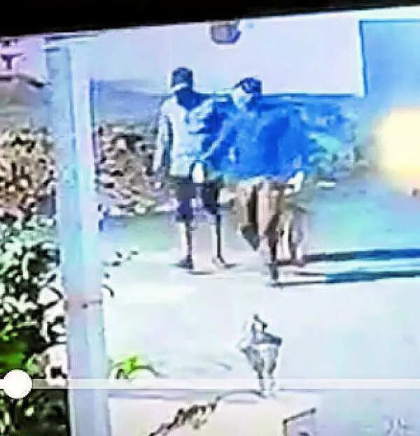 Masked men with weapons caught on CCTV spur security fears