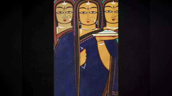 Beautiful paintings by famous Indian artist Jamini Roy