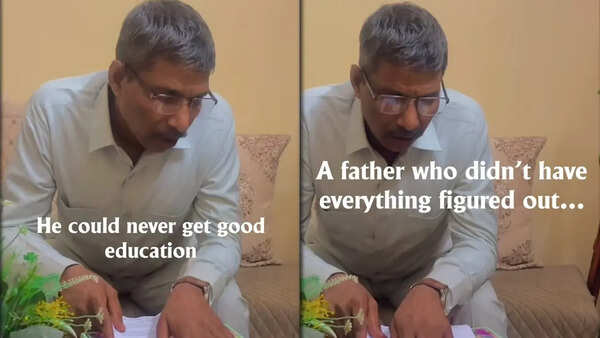 Father’s emotional reaction to son’s job offer letter melts hearts; touching video goes viral