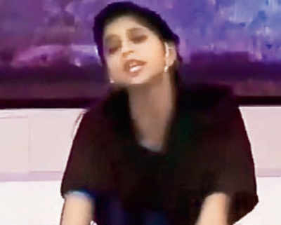 Shah Rukh Khan's daughter Suhana seen taking center stage in a school play