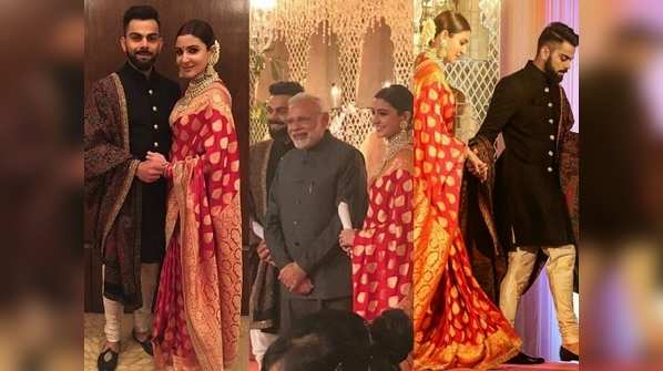 5 pictures from Virat Kohli and Anushka Sharma's Delhi reception that took the social media by storm