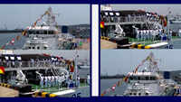 Visakhapatnam: Indian Coast Guard vessel Veera commissioned by General Bipin Rawat 