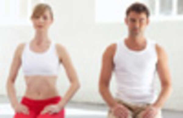 Yoga to melt love handles