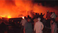 Fire engulfs scrap godown in Ludhiana 