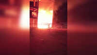 Chariot at temple catches fire in AP’s East Godavari 