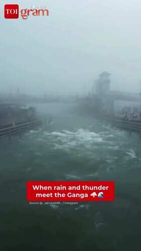 Monsoon Clouds Over Ganga Create Stunning Scene In Haridwar