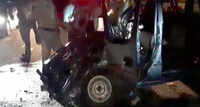 4 dead, after car hits Tamil Nadu RTC bus 