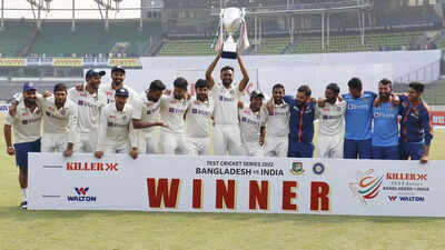 Ind vs Ban 2nd Test highlights: India beat Bangladesh by 3 wickets, sweep series 2-0