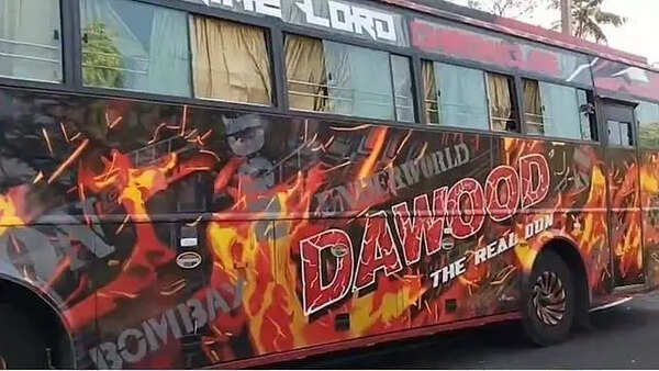 Private bus from Coimbatore with Dawood Ibrahim graphics seized in Karnataka