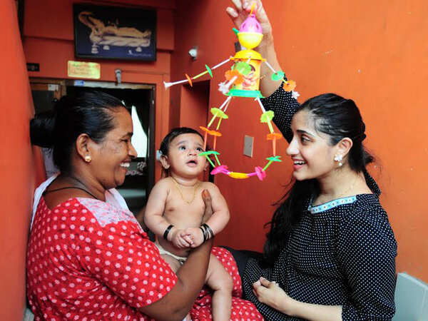 Startups babysit to keep moms in office