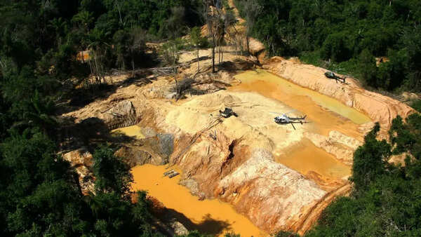 A gold-fueled mining rush scars Brazil's Amazon, spiking deforestation and mercury risks