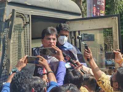 Thane: Kirit Somaiya says he has been arrested for 'Thiyya Andolan' demanding action against Shiv Sena MLA Pratap Sarnaik