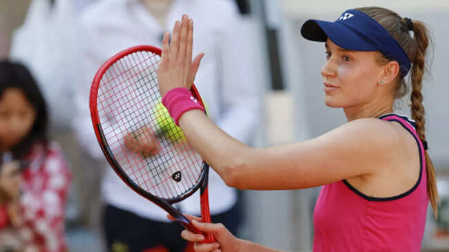 Rybakina overcomes slow French Open start to down Fruhvirtova