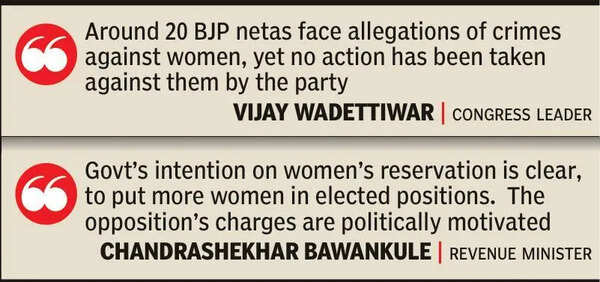 ‘BJP fooling people on women reservation’