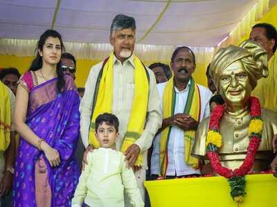 Mangalagiri: Nara Brahmani, Devansh add colour to Lokesh election campaign