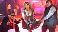 Chappan Churi: Rakhi Sawant shoots with Amitabh Bachchan and Shatrughan Sinha's duplicate 