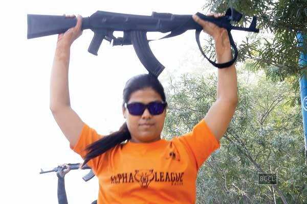 Residents learnt some self-defence moves during Raahgiri Day celebrations in Gurgaon