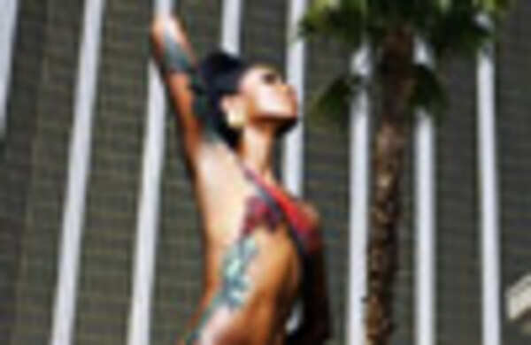 Topless art or titillation?