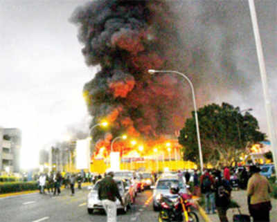 Massive fire guts Nairobi airport