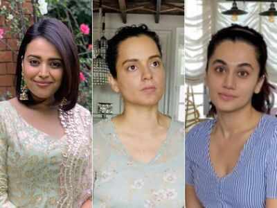 Nepotism debate: Taapsee Pannu, Swara Bhasker respond to Kangana Ranaut’s ‘B-grade actresses’ remark