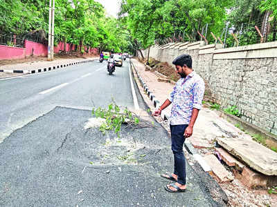 BBMP, BWSSB play blame game over quick-fix road
