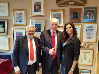 Indian model Manasvi
performed at US President Donald Trump’s inaugural welcome celebrations