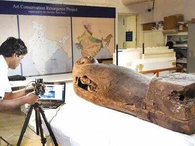 An Egyptian mummy now in Mumbai!