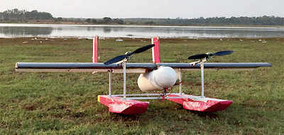 Amphibious drone can keep an eye on lakes