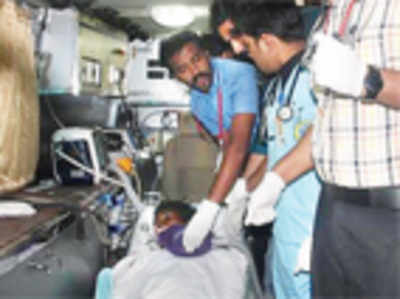 Critical patient transported 3,800km by road