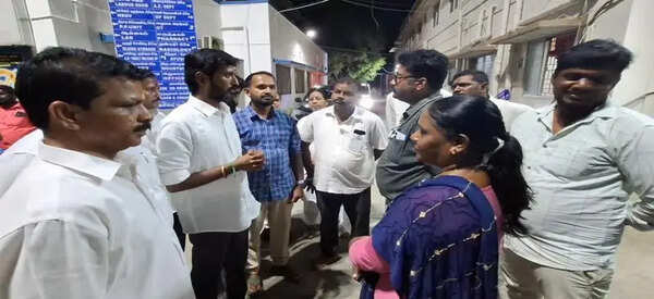 TVK MLAs inspect govt hospitals in Srirangam, Musiri