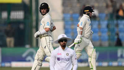 India vs New Zealand 1st Test, Day 2 Highlights: Tom Latham, Will Young fifties take New Zealand to 129/0 at stumps, trail by another 216 runs