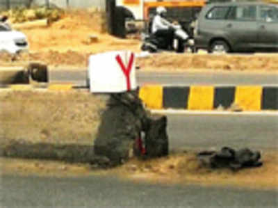 Cops had ignored techie’s pleas on painting median