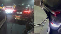Gurgaon flyover horror: Woman sexually harassed, filmed and threatened after speeding SUV triggers chain collision; crash video surfaces
