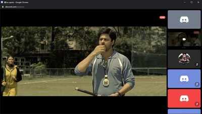 BU screens SRK-starrer Chak De India on Discord