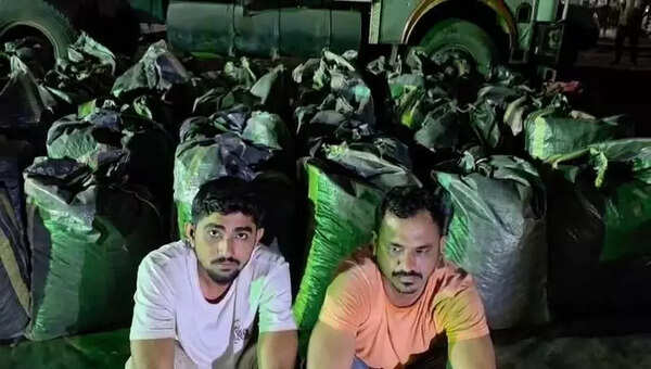 One tonne of poppy straw seized near Kadodara, two held