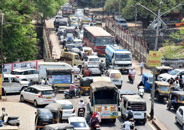 Nashik city gridlock worsens as road closures, Kumbh works choke traffic