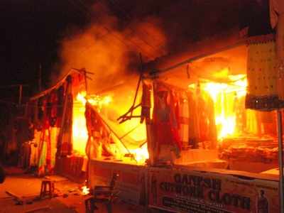 Fire breaks out at Nampally exhibition